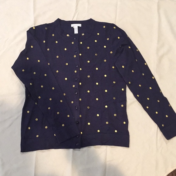 Charter Club Sweaters - Charter Club Navy Blue Cardigan - Size Medium